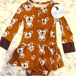 Kiki & Lulu Bears Gone Plaid Toddler Dress